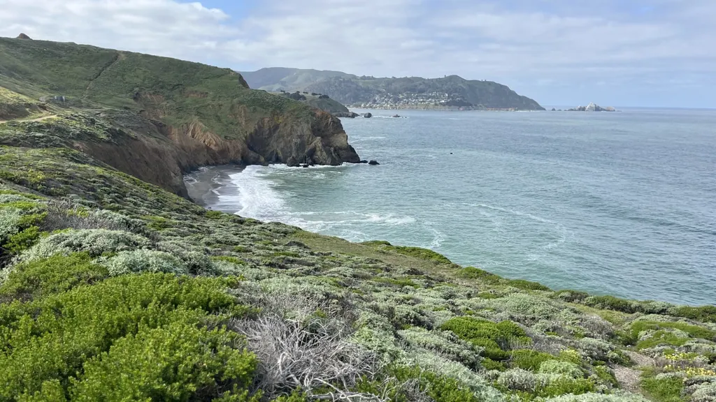 Coastal view of Mori Point in Pacifica, California