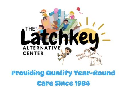The Latchkey Alternative Center logo for year-round child care and after-school care programs