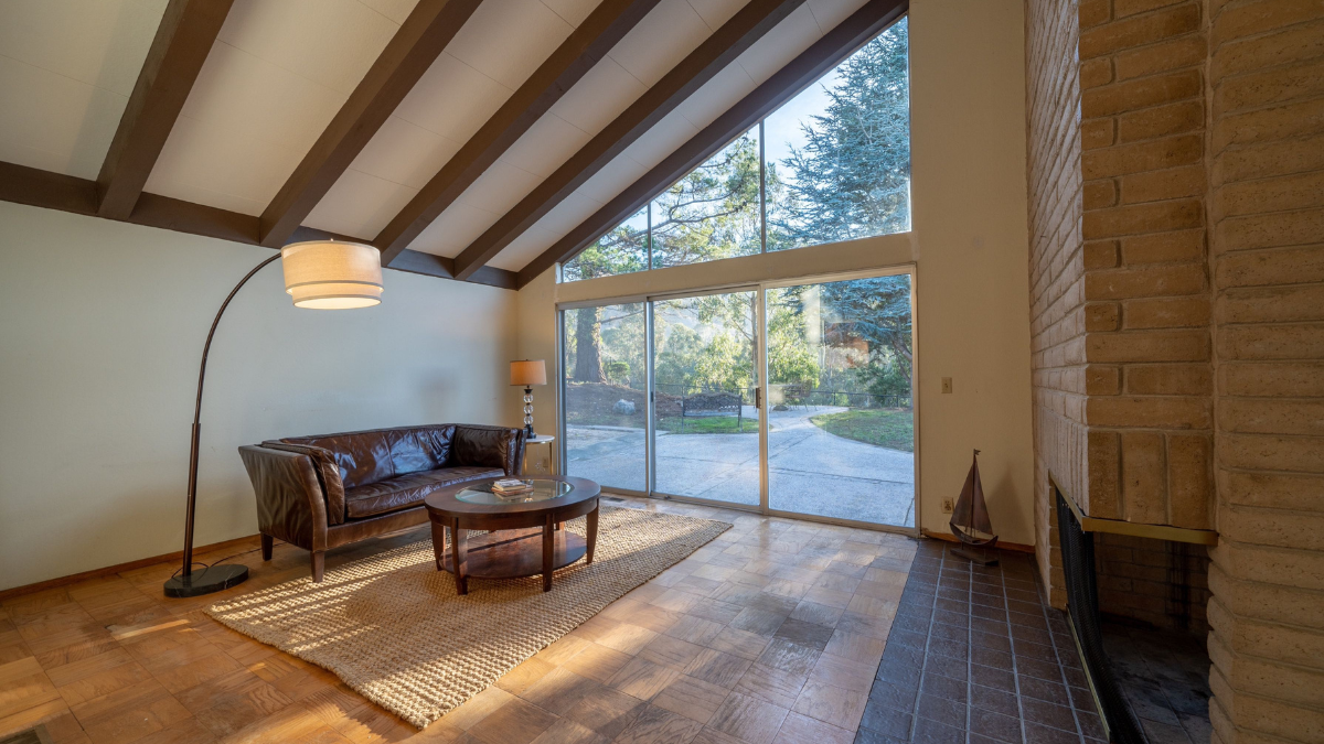 inherited house interior after preparation Pacifica California